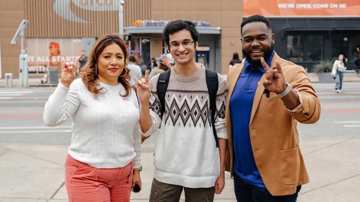 UFCU Employees showing their Longhorn spirit.